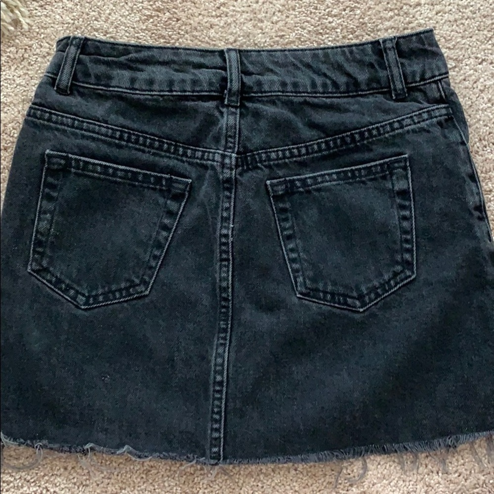 Topshop Denim Mini Skirt